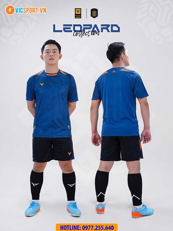 Áo đá banh không logo VH Leopard - Hình ảnh 14