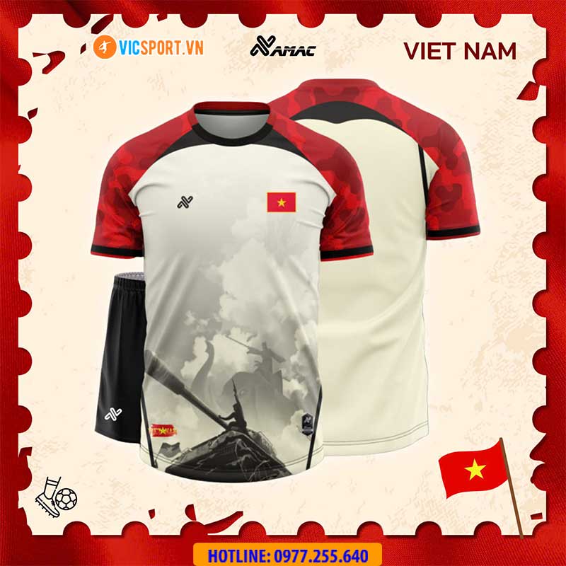 Áo đá banh thiết kế Amac đội tuyển Việt Nam HKĐV - Hình ảnh 46