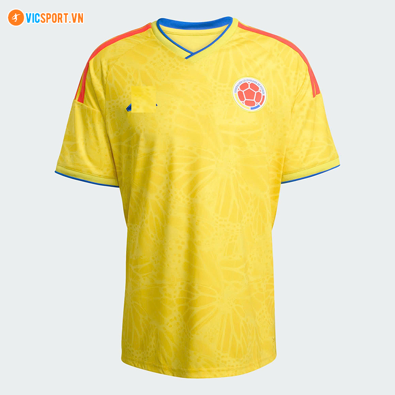 Áo bóng đá đội tuyển Colombia WC 2026 vải mè - Hình ảnh 10