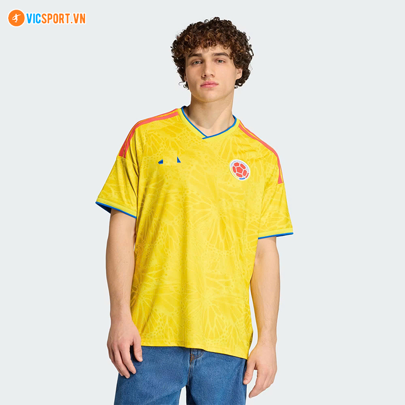 Áo bóng đá đội tuyển Colombia WC 2026 vải mè