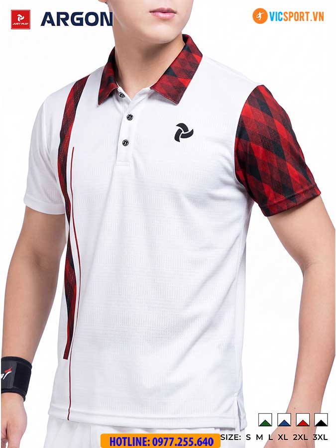 Áo polo thể thao Justplay Argon đa năng - Hình ảnh 12