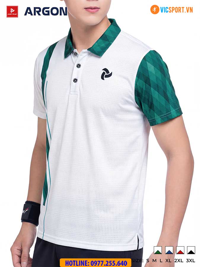Áo polo thể thao Justplay Argon đa năng - Hình ảnh 13