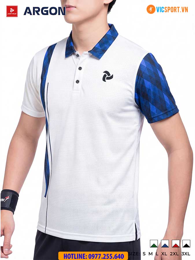 Áo polo thể thao Justplay Argon đa năng - Hình ảnh 14