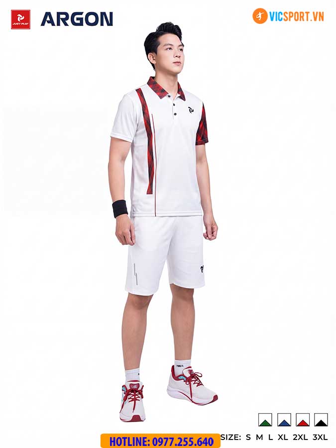 Áo polo thể thao Justplay Argon đa năng - Hình ảnh 23