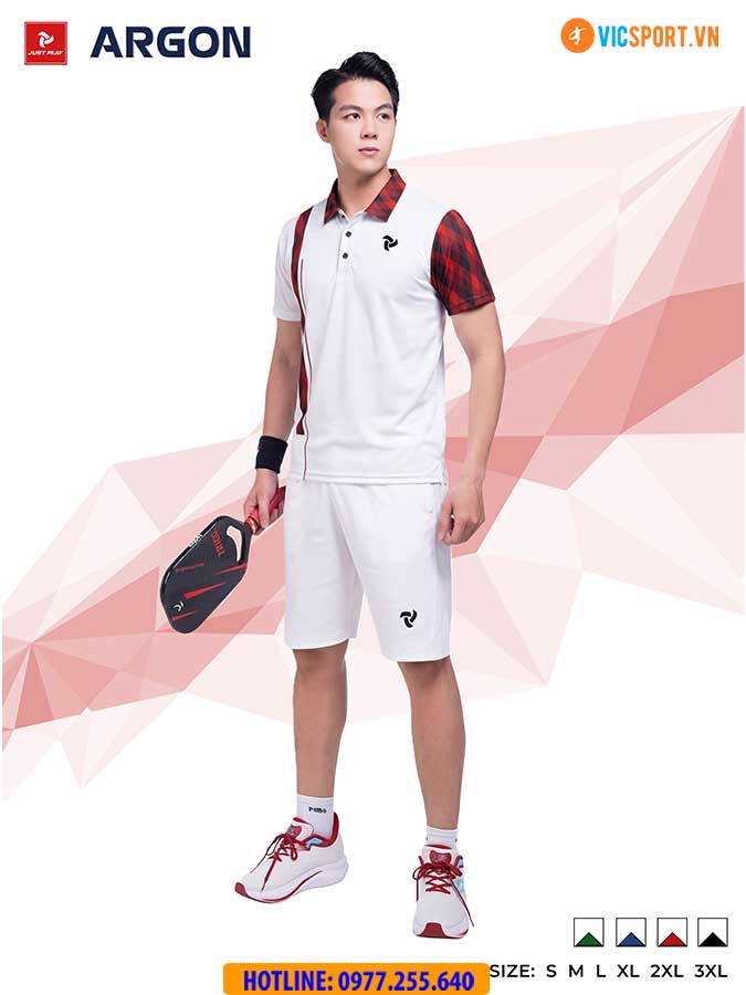 Áo polo thể thao Justplay Argon đa năng - Hình ảnh 25