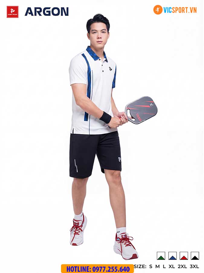 Áo polo thể thao Justplay Argon đa năng - Hình ảnh 30