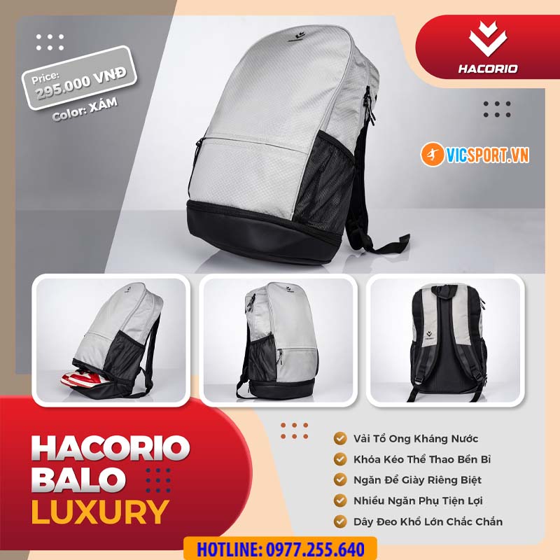 Balo thể thao Hacorio Luxury đa năng - Hình ảnh 9