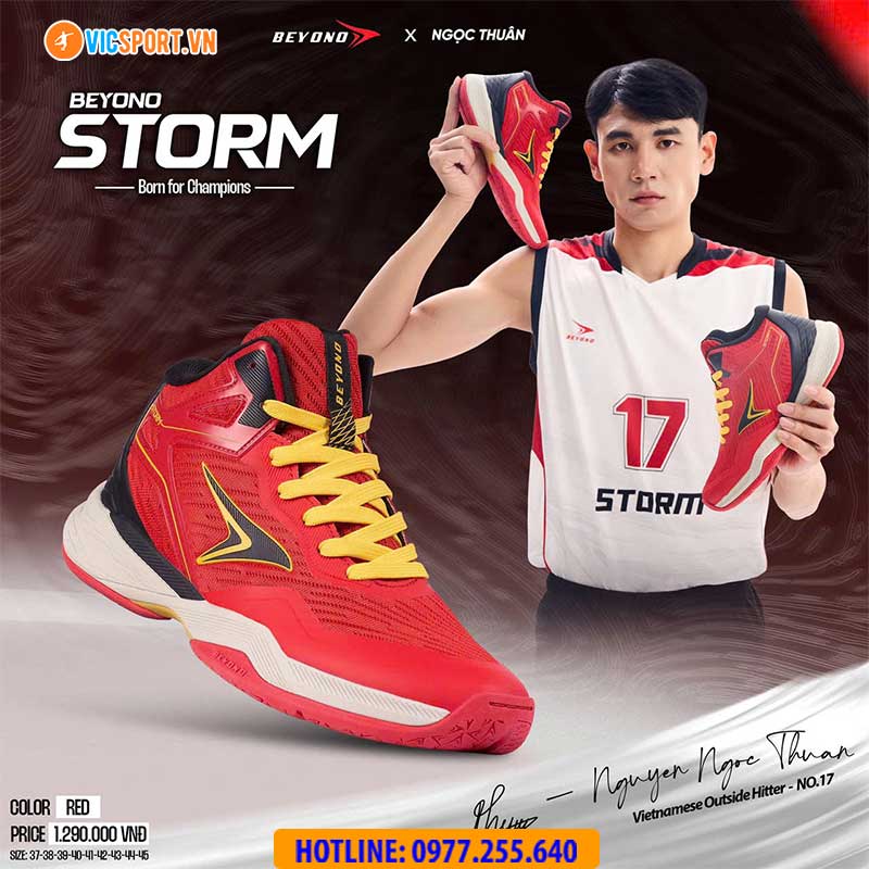 Giày bóng chuyền Beyono Storm x Ngọc Thuận - Hình ảnh 12