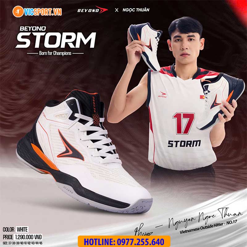 Giày bóng chuyền Beyono Storm x Ngọc Thuận - Hình ảnh 13