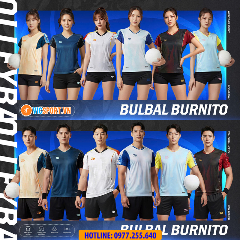 Quần áo bóng chuyền nam Bulbal Burnito - Hình ảnh 31