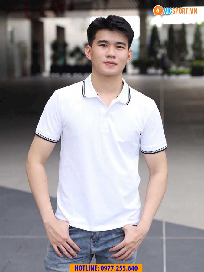 Áo polo đồng phục Victec cho nam - Hình ảnh 45