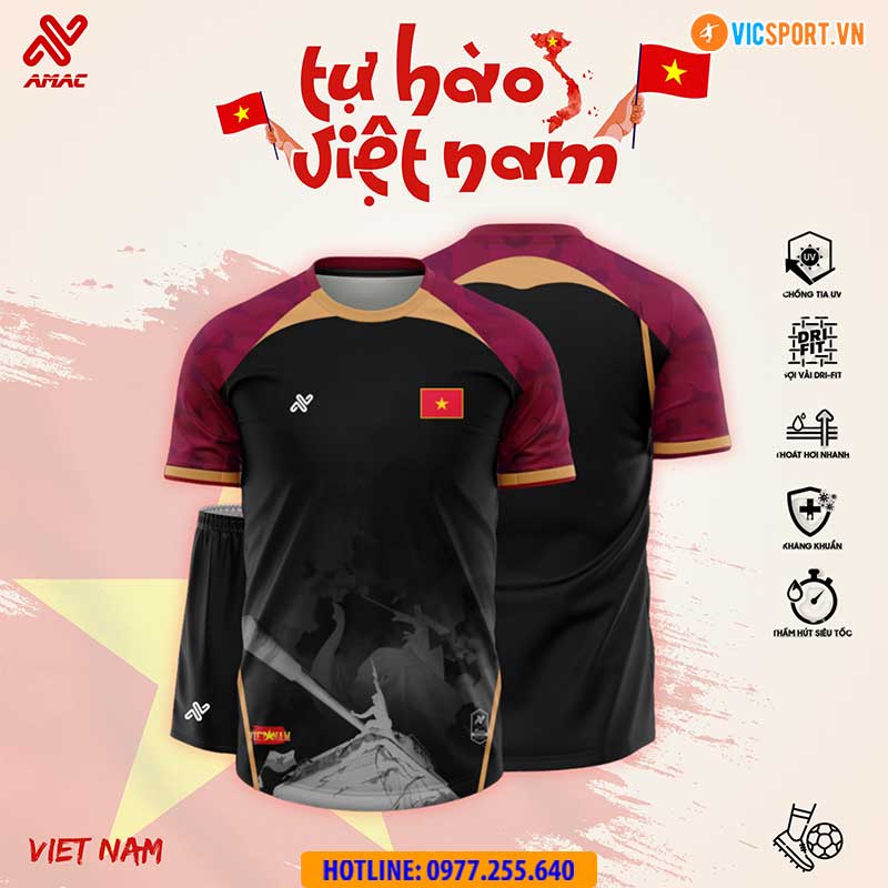 Áo đá banh thiết kế Amac đội tuyển Việt Nam HKĐV - Hình ảnh 23