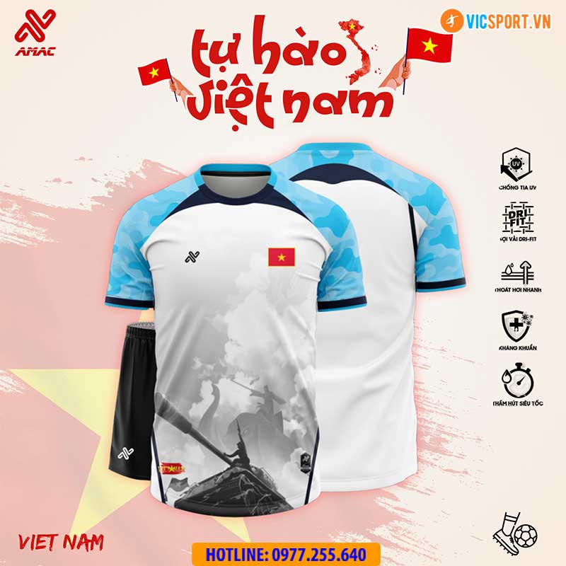 Áo đá banh thiết kế Amac đội tuyển Việt Nam HKĐV - Hình ảnh 24