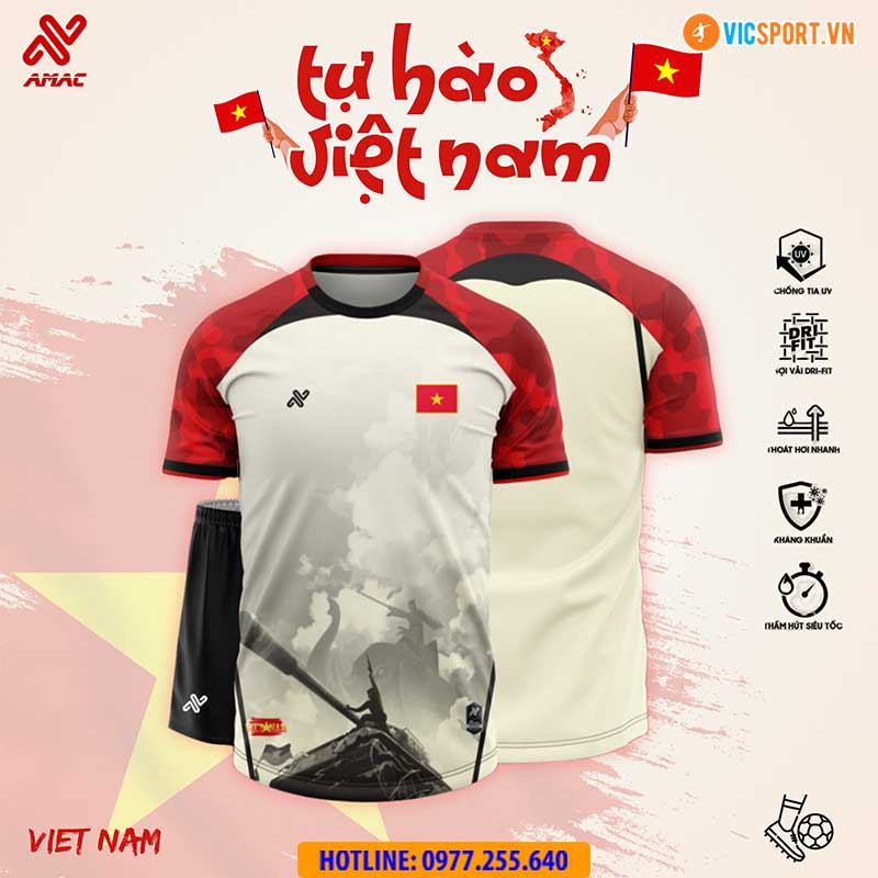 Áo đá banh thiết kế Amac đội tuyển Việt Nam HKĐV - Hình ảnh 26
