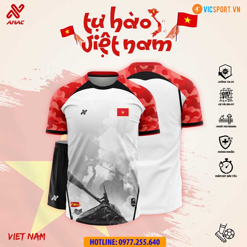 Áo đá banh thiết kế Amac đội tuyển Việt Nam HKĐV - Hình ảnh 25