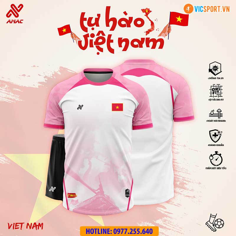 Áo đá banh thiết kế Amac đội tuyển Việt Nam HKĐV - Hình ảnh 27