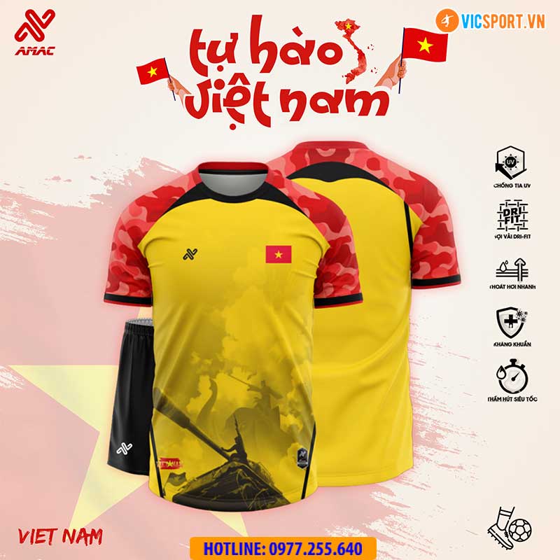 Áo đá banh thiết kế Amac đội tuyển Việt Nam HKĐV - Hình ảnh 30