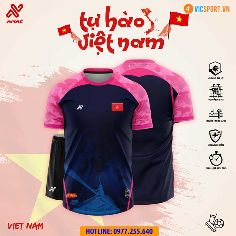 Áo đá banh thiết kế Amac đội tuyển Việt Nam HKĐV - Hình ảnh 31