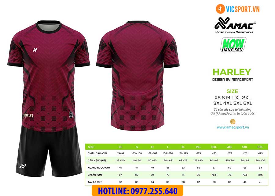 Áo đá banh thiết kế Amac Harley - Hình ảnh 6