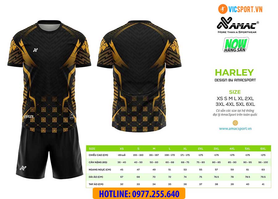 Áo đá banh thiết kế Amac Harley - Hình ảnh 10