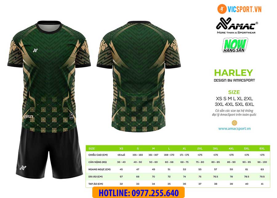 Áo đá banh thiết kế Amac Harley - Hình ảnh 7