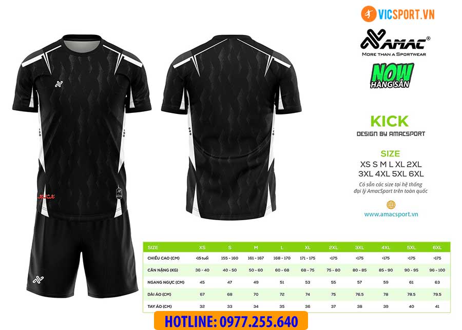 Áo đá banh thiết kế Amac Kick - Hình ảnh 4