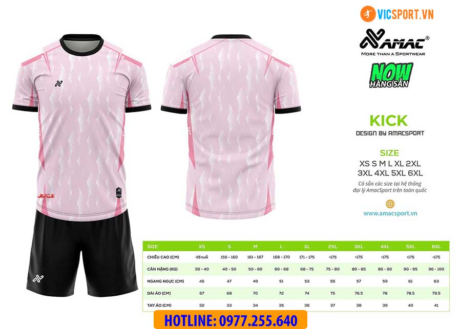 Áo đá banh thiết kế Amac Kick - Hình ảnh 6