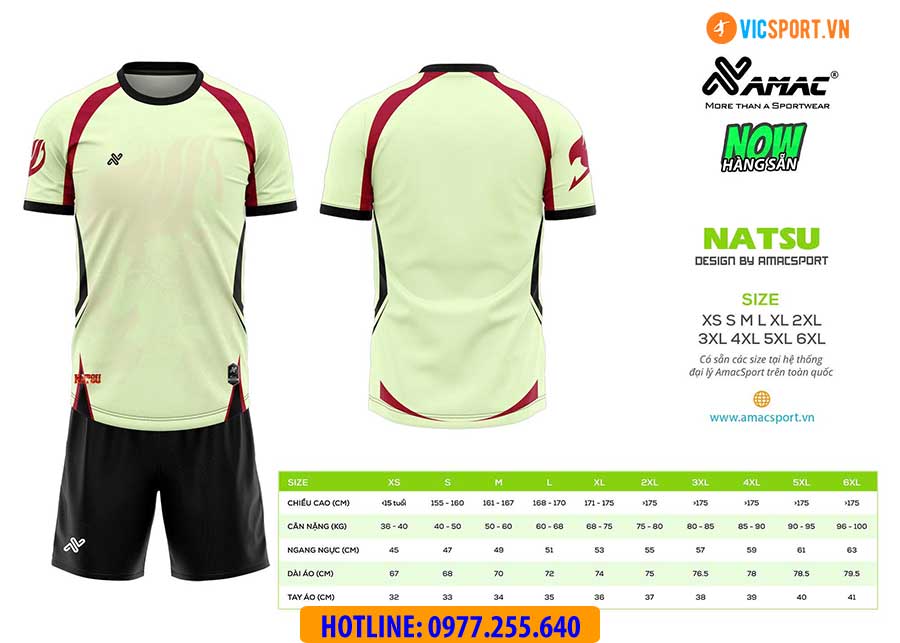 Áo đá banh thiết kế Amac Natsu - Hình ảnh 7