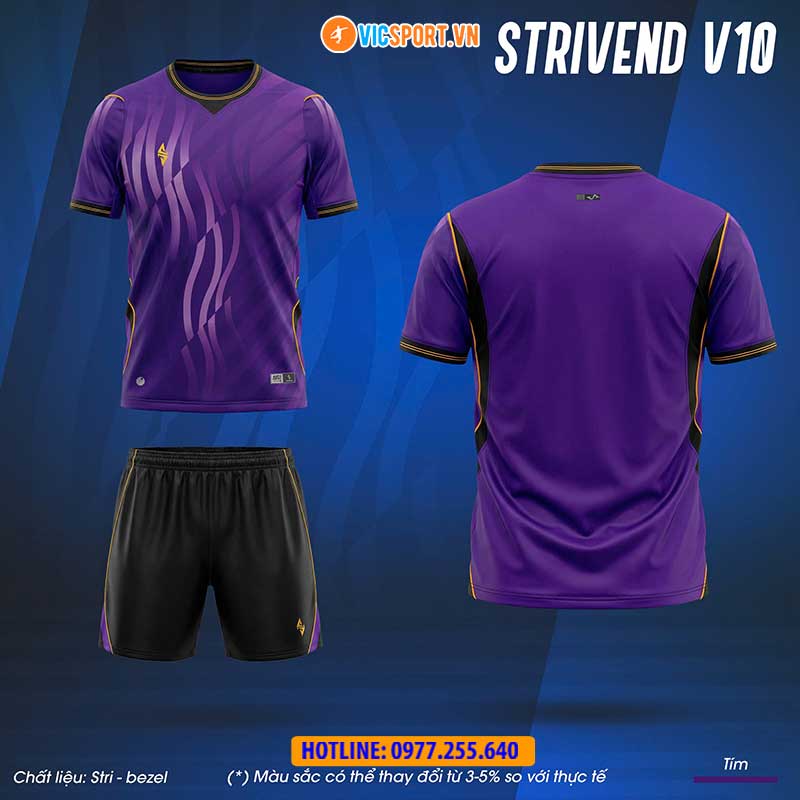 Áo đá banh không logo Strivend V10 - Hình ảnh 14
