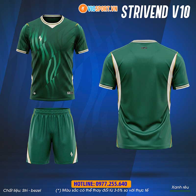 Áo đá banh không logo Strivend V10 - Hình ảnh 10