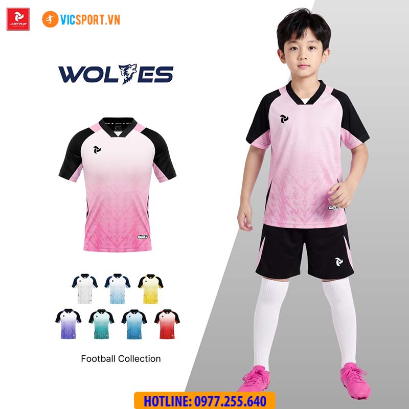 Áo đá banh trẻ em Justplay Wolves - Hình ảnh 29