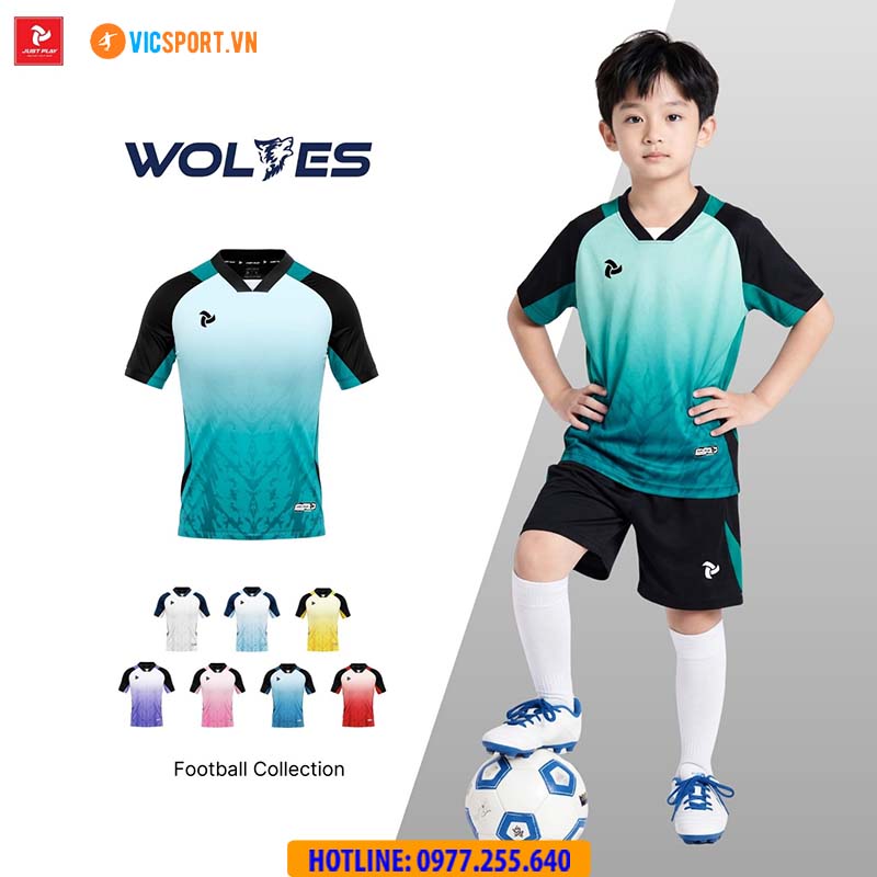 Áo đá banh trẻ em Justplay Wolves - Hình ảnh 30
