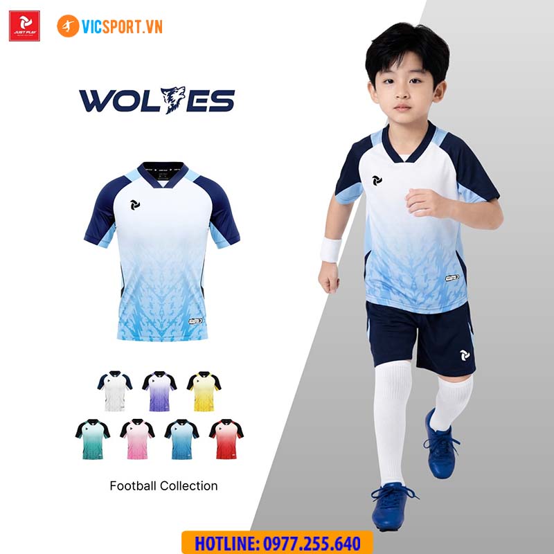 Áo đá banh trẻ em Justplay Wolves - Hình ảnh 34
