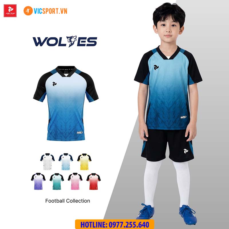 Áo đá banh trẻ em Justplay Wolves - Hình ảnh 35