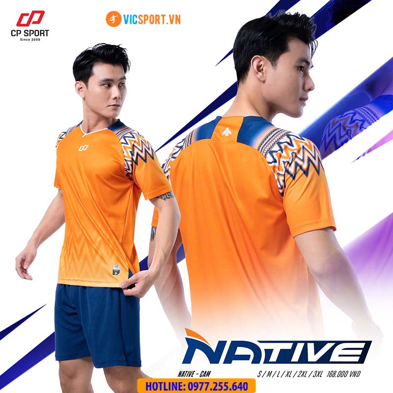 Áo đá banh không logo CP Native - Hình ảnh 12
