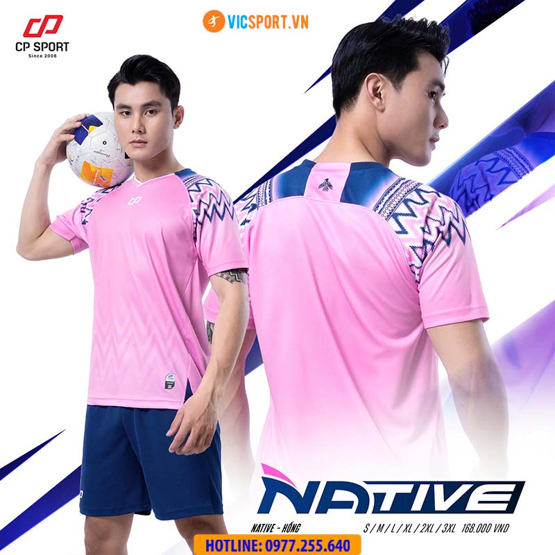 Áo đá banh không logo CP Native - Hình ảnh 15