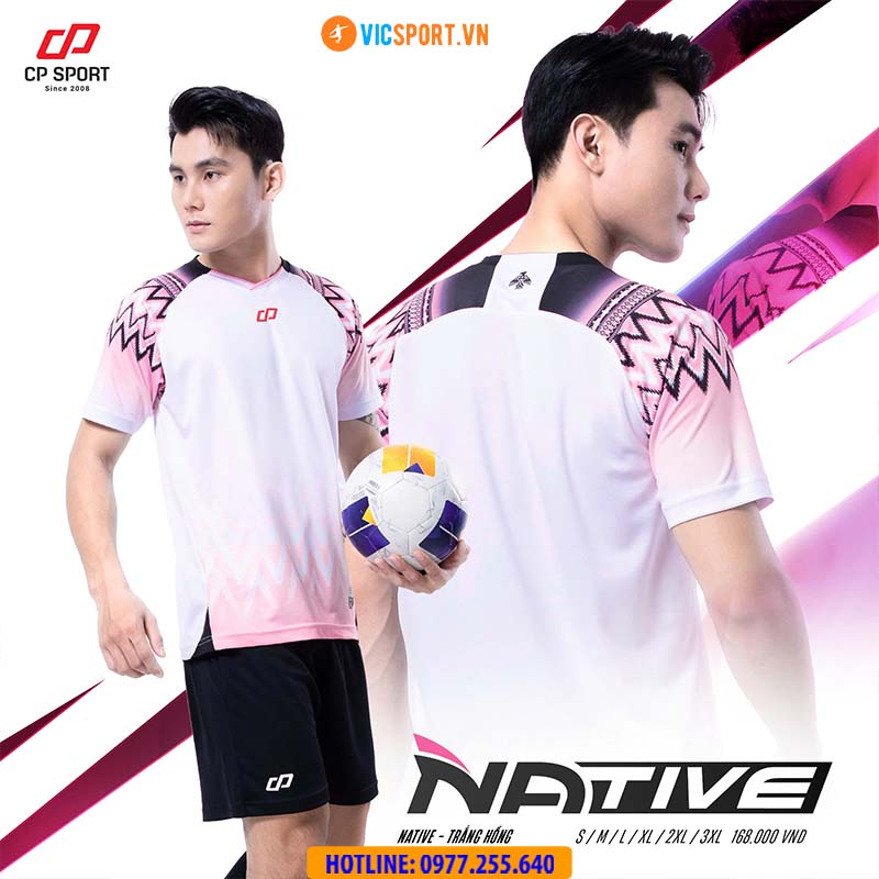 Áo đá banh không logo CP Native - Hình ảnh 11
