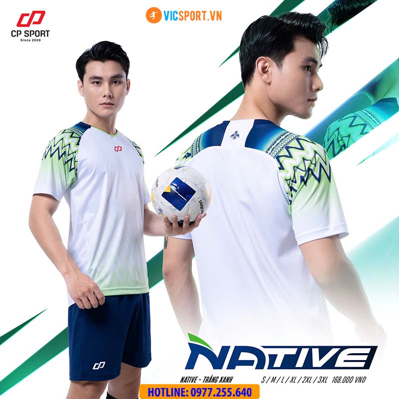 Áo đá banh không logo CP Native - Hình ảnh 17