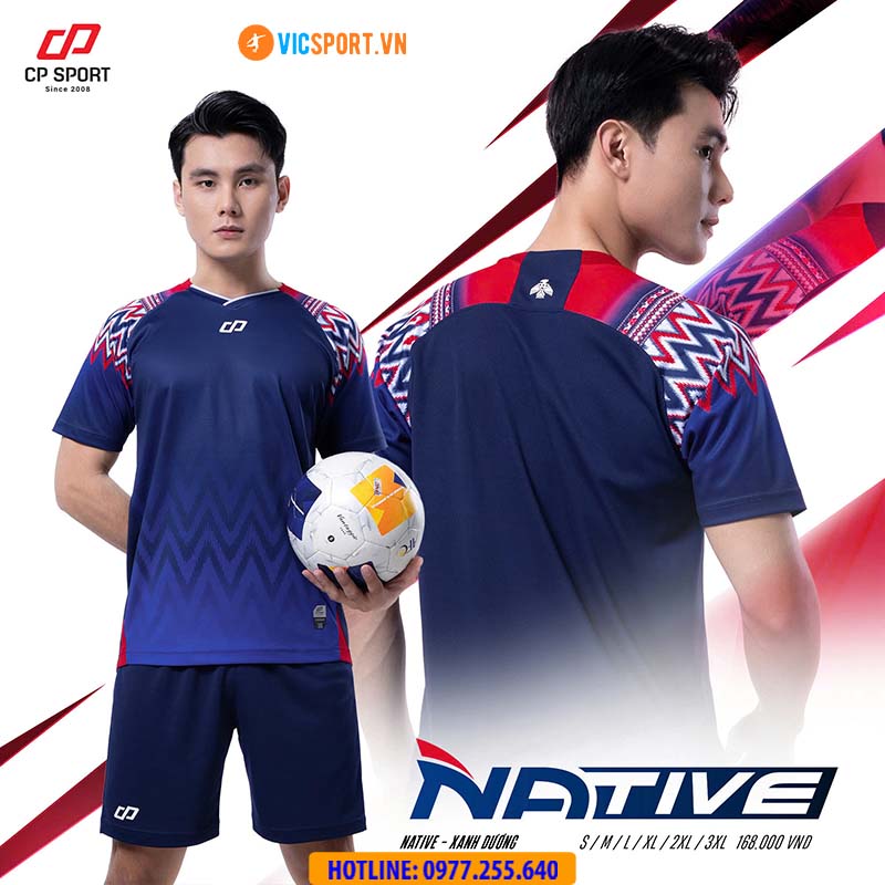 Áo đá banh không logo CP Native - Hình ảnh 19