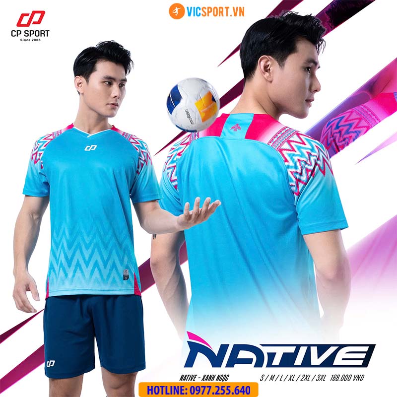 Áo đá banh không logo CP Native - Hình ảnh 14