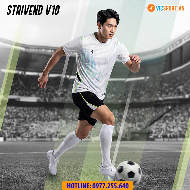 Áo đá banh không logo Strivend V10 - Hình ảnh 6