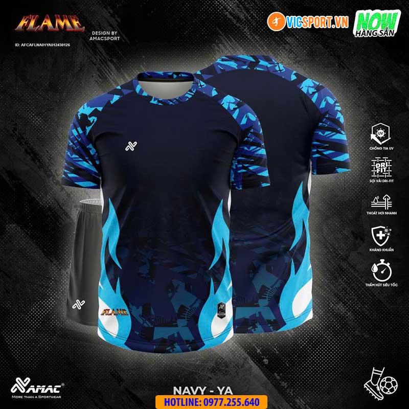 Áo đá banh thiết kế Amac Flame - Hình ảnh 18