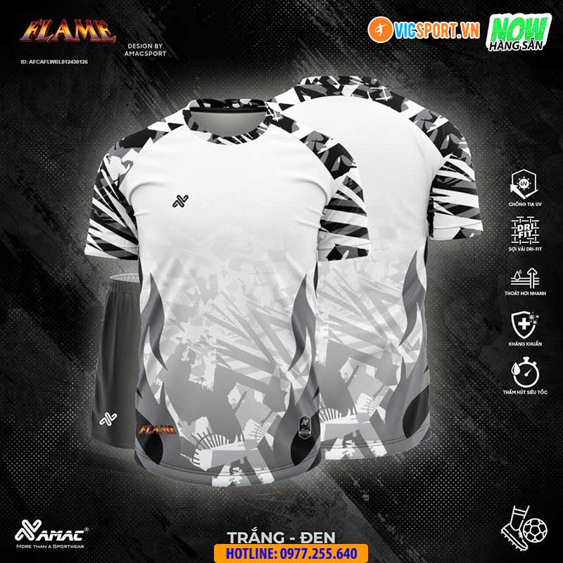 Áo đá banh thiết kế Amac Flame - Hình ảnh 16