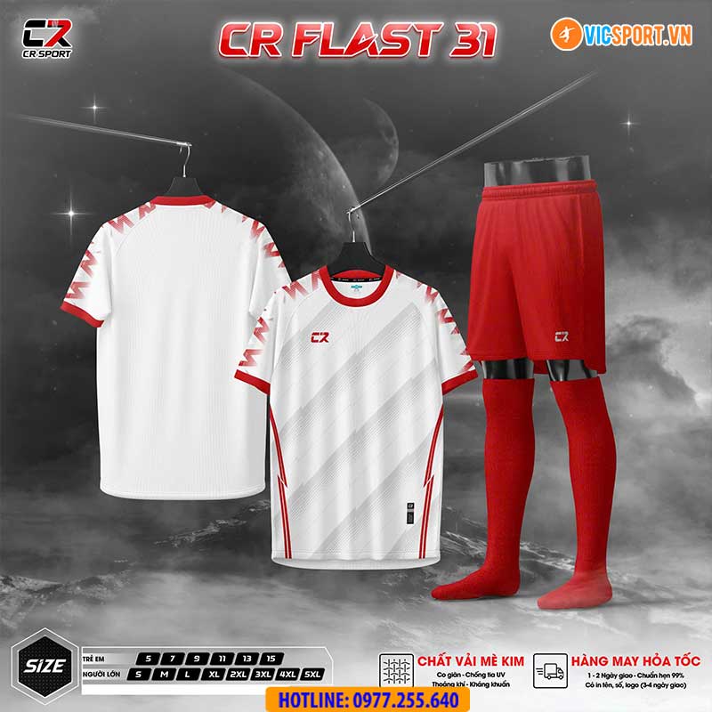 Áo đá banh thiết kế CR Flast 31 - Hình ảnh 13