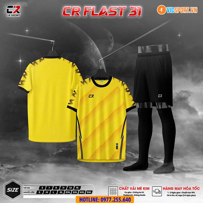 Áo đá banh thiết kế CR Flast 31 - Hình ảnh 12