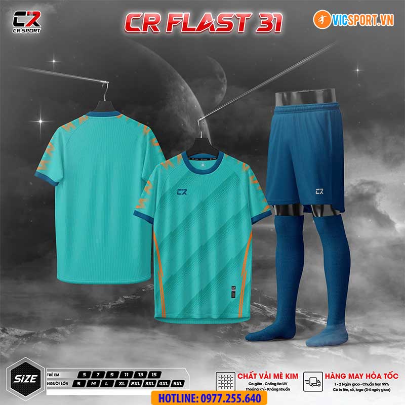 Áo đá banh thiết kế CR Flast 31 - Hình ảnh 10