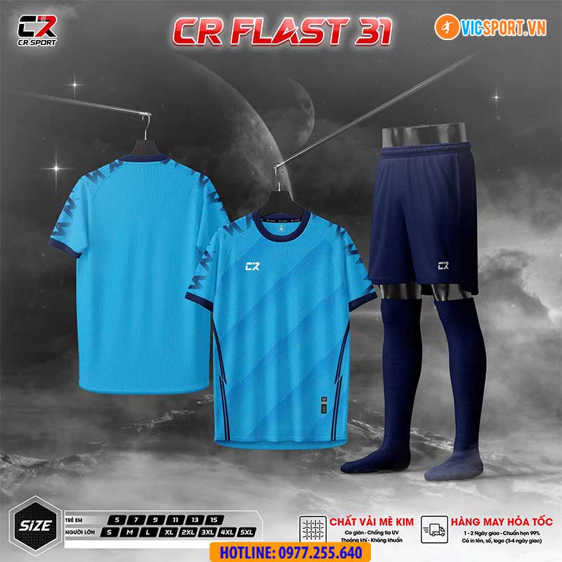Áo đá banh thiết kế CR Flast 31 - Hình ảnh 9