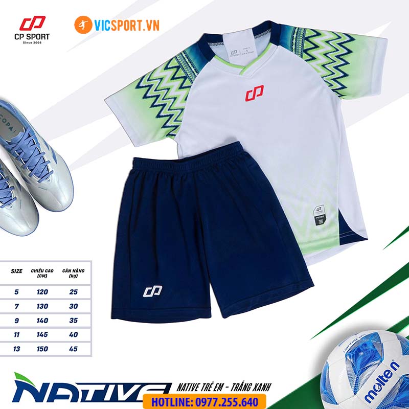 Áo đá banh không logo CP Native - Hình ảnh 23