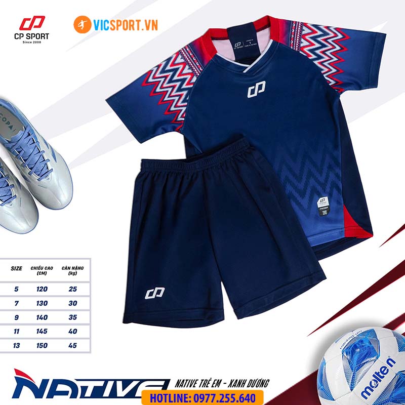 Áo đá banh không logo CP Native - Hình ảnh 24