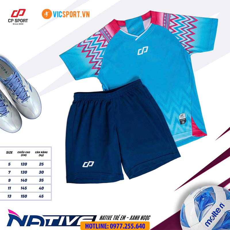 Áo đá banh không logo CP Native - Hình ảnh 22